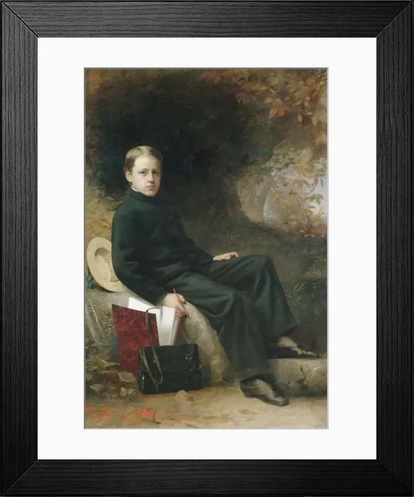 Framed Print : Amory Sibley Carhart, ca. 1860-65. Creator: Thomas Le Clear Framed Print : Amory Sibley Carhart, ca. 1860-65. Creator: Thomas Le Clear