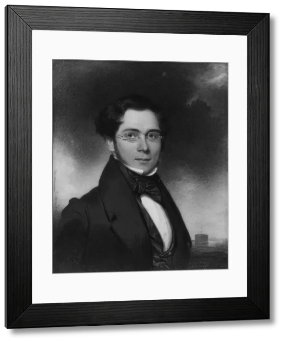 Framed Print : Gustavus Adolphus Rollins, ca. 1835. Creator: Thomas Seir Cummings Framed Print : Gustavus Adolphus Rollins, ca. 1835. Creator: Thomas Seir Cummings