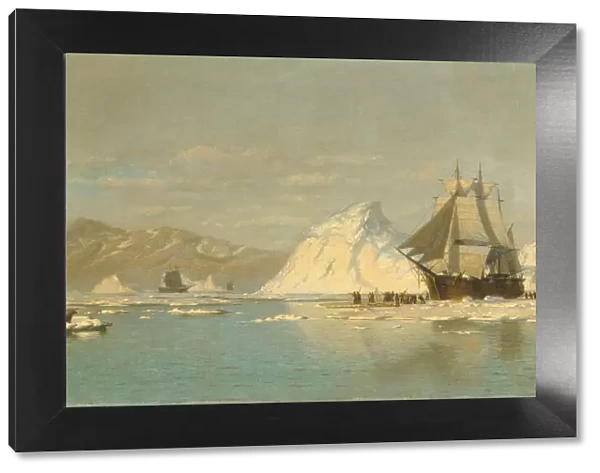 Off Greenland—Whaler Seeking Open Water. Creator: William Bradford