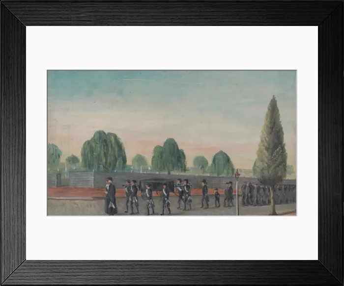 Framed Print : Adult Funeral Procession, 1870s. Creator: William P. Chappel Framed Print : Adult Funeral Procession, 1870s. Creator: William P. Chappel