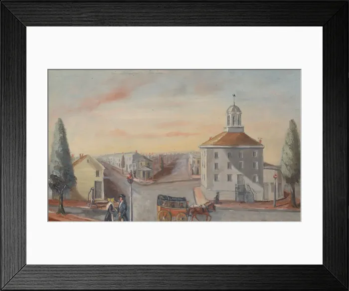 Framed Print : Hot Corn Seller, 1870s. Creator: William P. Chappel Framed Print : Hot Corn Seller, 1870s. Creator: William P. Chappel