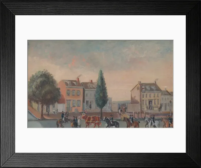Framed Print : Bulls Head Tavern, 1870s. Creator: William P. Chappel Framed Print : Bulls Head Tavern, 1870s. Creator: William P. Chappel