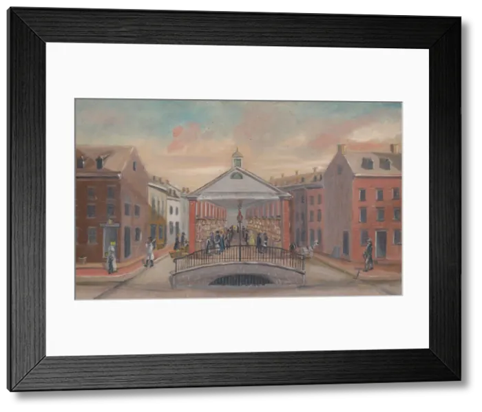 Framed Print : Fly Market, 1870s. Creator: William P. Chappel Framed Print : Fly Market, 1870s. Creator: William P. Chappel