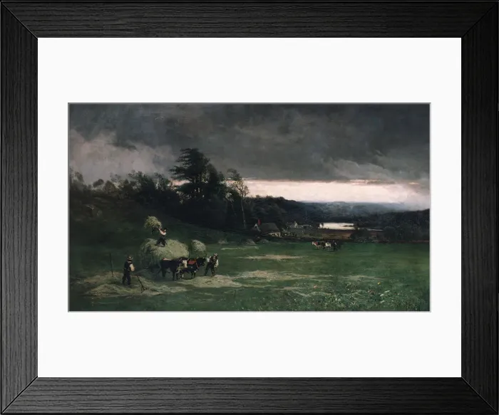 Framed Print : Approaching Storm, 1880. Creator: William Keith Framed Print : Approaching Storm, 1880. Creator: William Keith