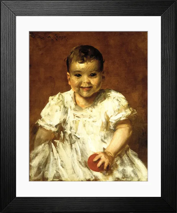 Framed Print : Roland, ca. 1902. Creator: William Merritt Chase Framed Print : Roland, ca. 1902. Creator: William Merritt Chase