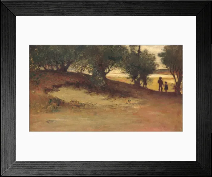 Framed Print : Sand Bank with Willows, Magnolia, 1877. Creator: William Morris Hunt Framed Print : Sand Bank with Willows, Magnolia, 1877. Creator: William Morris Hunt