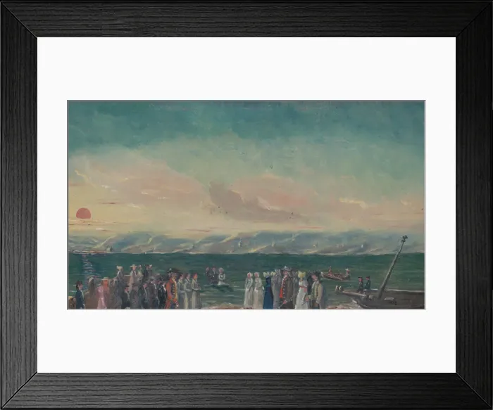 Framed Print : Baptism, 1870s. Creator: William P. Chappel Framed Print : Baptism, 1870s. Creator: William P. Chappel