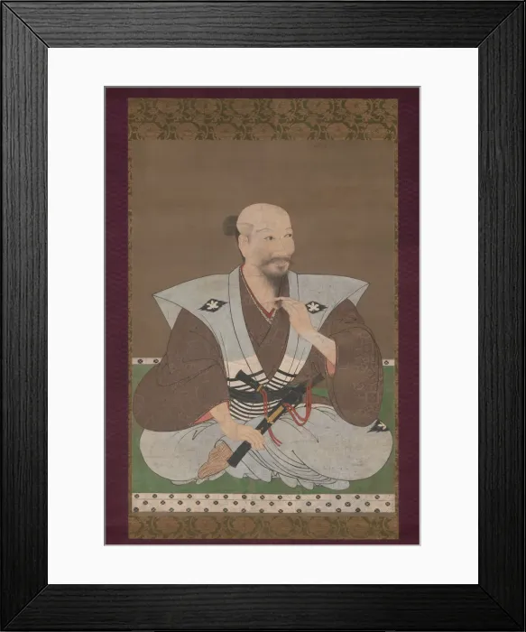 Framed Print : Portrait of a Warrior, late 16th century. Creator: Unknown Framed Print : Portrait of a Warrior, late 16th century. Creator: Unknown