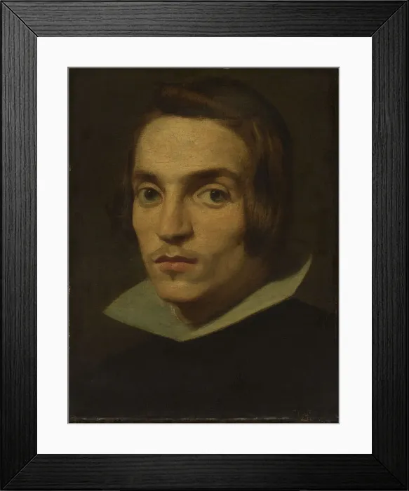 Framed Print : Head of a Man. Creator: Spanish (Castilian) Painter (mid-17th century or later) Framed Print : Head of a Man. Creator: Spanish (Castilian) Painter (mid-17th century or later)