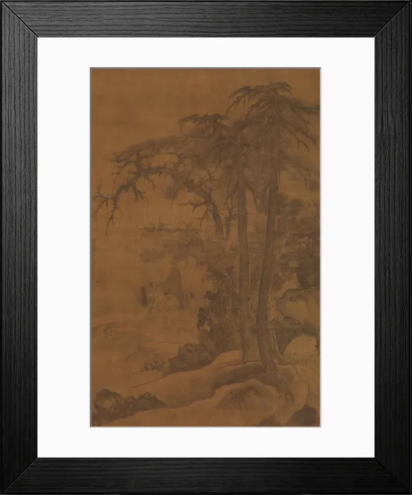 Framed Print : Returning Fishermen, dated 1342. Creator: Tang Di Framed Print : Returning Fishermen, dated 1342. Creator: Tang Di
