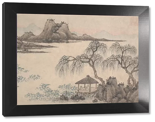 Landscape with Pavilion and Willows. Creator: Shen Zhou