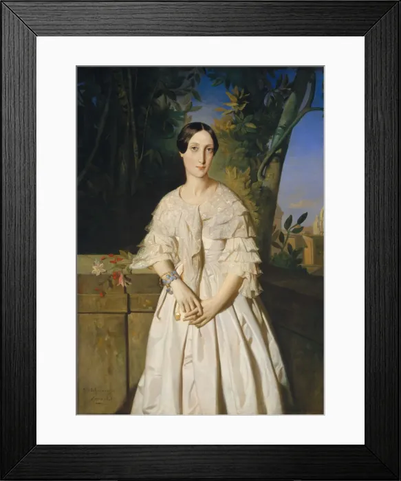 Framed Print : Comtesse de La Tour-Maubourg (Marie-Louise-Charlotte-Gabrielle Thomas de Pange... 1841 Framed Print : Comtesse de La Tour-Maubourg (Marie-Louise-Charlotte-Gabrielle Thomas de Pange... 1841