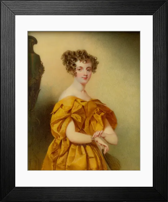 Framed Print : The Bracelet, 1835. Creator: Thomas Seir Cummings Framed Print : The Bracelet, 1835. Creator: Thomas Seir Cummings