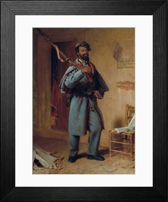 Framed Print : A Bit of War History: The Recruit, 1866. Creator: Thomas Waterman Wood Framed Print : A Bit of War History: The Recruit, 1866. Creator: Thomas Waterman Wood