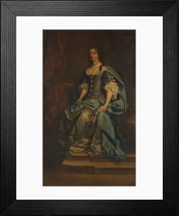 Framed Print : Barbara Villiers (1640-1709), Duchess of Cleveland. Creator: Workshop of Sir Peter Lely (British Framed Print : Barbara Villiers (1640-1709), Duchess of Cleveland. Creator: Workshop of Sir Peter Lely (British