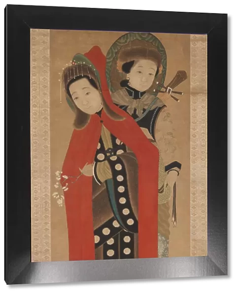 Lady and Attendant, 19th century. Creator: Unknown