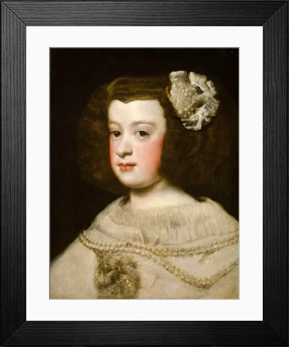 Framed Print : Maria Teresa, Infanta of Spain, mid-17th century. Creator: Workshop of Diego Rodriguez Framed Print : Maria Teresa, Infanta of Spain, mid-17th century. Creator: Workshop of Diego Rodriguez