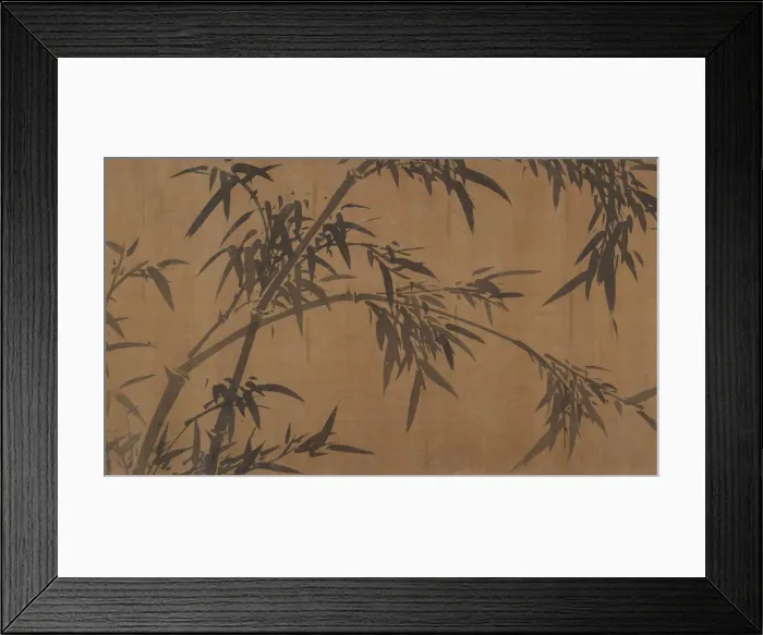 Framed Print : Bamboos. Creator: Unknown Framed Print : Bamboos. Creator: Unknown