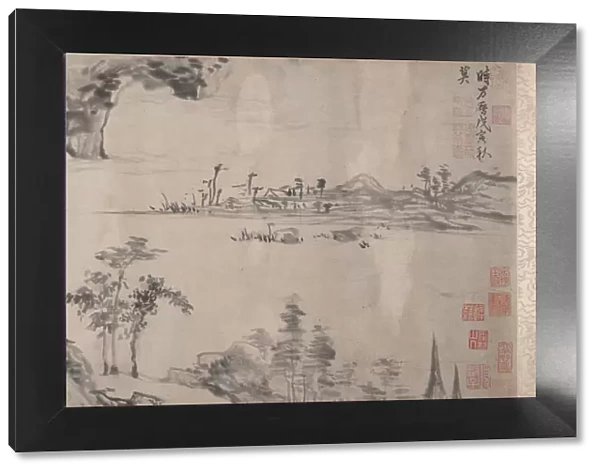 River Landscape, dated 1578. Creator: Xiang Yuanbian