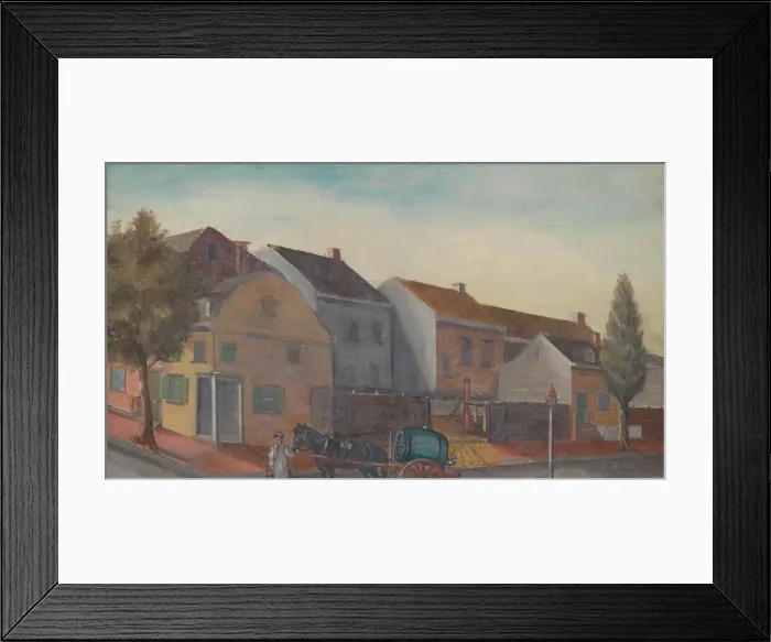 Framed Print : Tea water pump, 1870s. Creator: William P. Chappel Framed Print : Tea water pump, 1870s. Creator: William P. Chappel