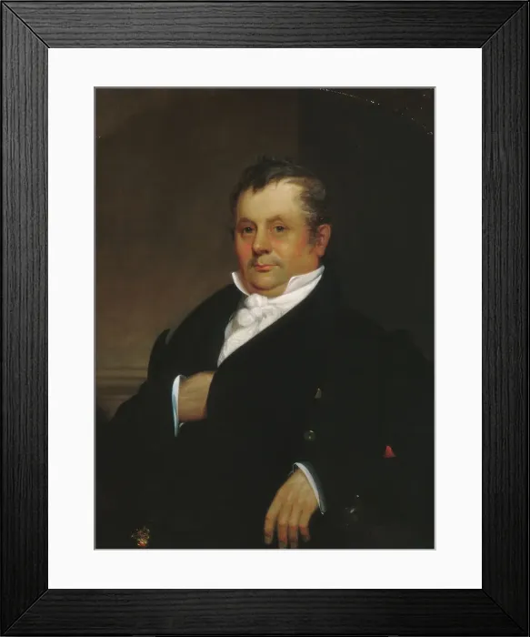 Framed Print : Gideon Tucker, 1830. Creator: William Sidney Mount Framed Print : Gideon Tucker, 1830. Creator: William Sidney Mount