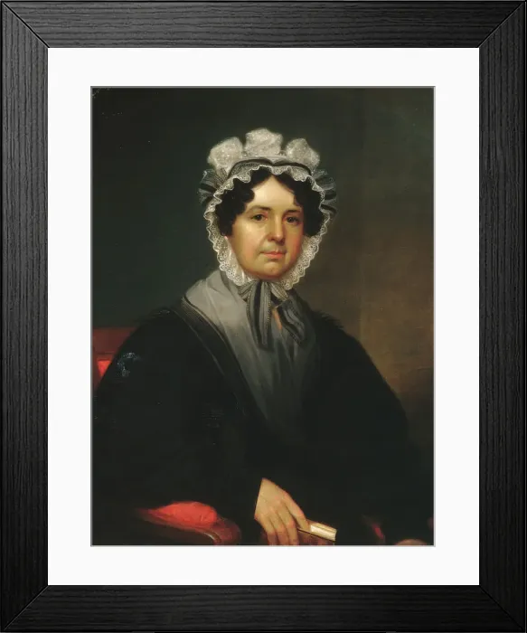 Framed Print : Mrs. Gideon Tucker, 1830. Creator: William Sidney Mount Framed Print : Mrs. Gideon Tucker, 1830. Creator: William Sidney Mount