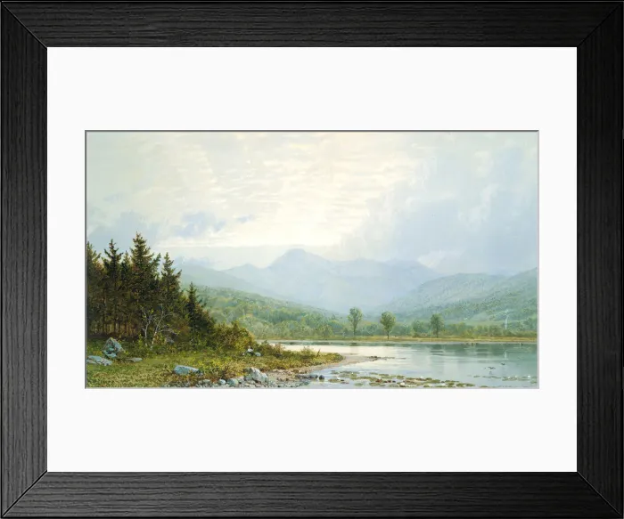 Framed Print : Sunset on Mount Chocorua, New Hampshire, 1872. Creator: William Trost Richards Framed Print : Sunset on Mount Chocorua, New Hampshire, 1872. Creator: William Trost Richards