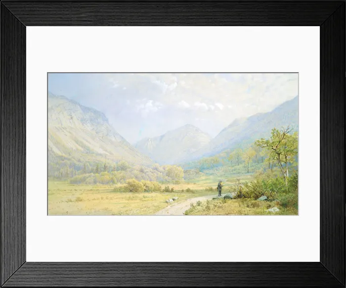 Framed Print : Franconia Notch, New Hampshire, 1872. Creator: William Trost Richards Framed Print : Franconia Notch, New Hampshire, 1872. Creator: William Trost Richards