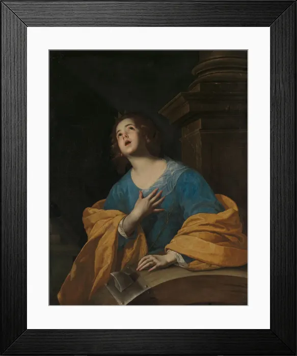 Framed Print : Saint Catherine of Alexandria. Creator: Unknown Framed Print : Saint Catherine of Alexandria. Creator: Unknown