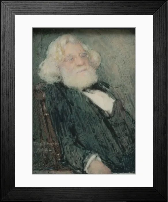 Framed Print : Parke Godwin, 1900. Creator: Theodora W. Thayer Framed Print : Parke Godwin, 1900. Creator: Theodora W. Thayer