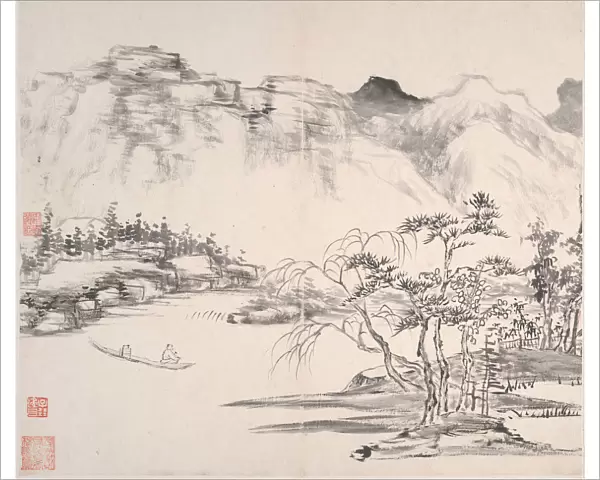Landscapes, dated 1814. Creator: Yi Bingshou