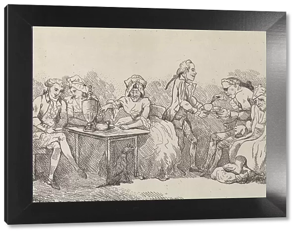 City Courtship, 1786. 1786. Creator: Imitator of Thomas Rowlandson