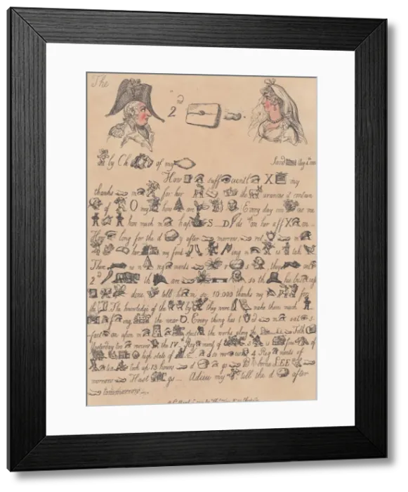 Framed Print : Yorkshire Hieroglyphics, Plate 2, March 11, 1809. March 11, 1809 Framed Print : Yorkshire Hieroglyphics, Plate 2, March 11, 1809. March 11, 1809