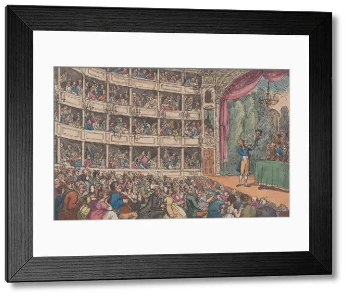 Framed Print : Frontispiece, from A Lecture on Heads by George Alexander Stevens, April 1808 Framed Print : Frontispiece, from A Lecture on Heads by George Alexander Stevens, April 1808