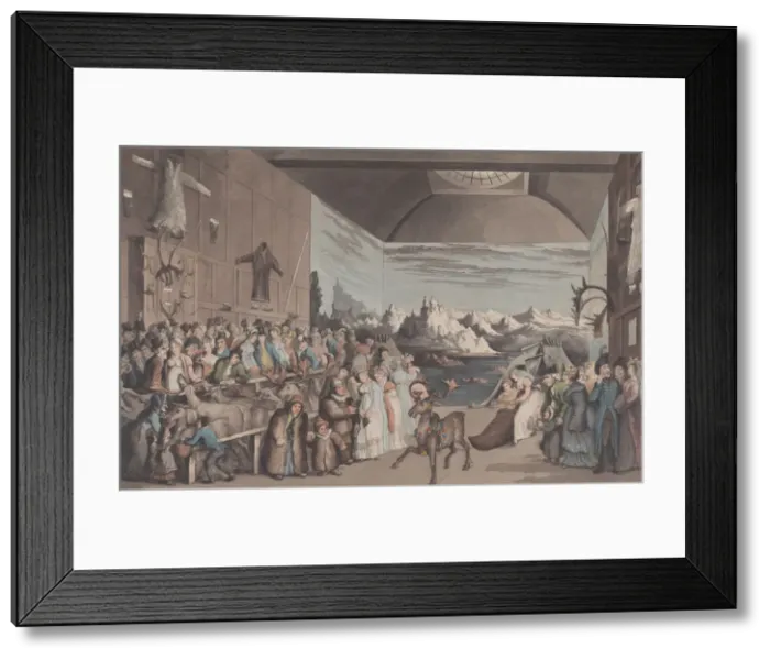 Framed Print : Mr. Bullocks Exhibition of Laplanders, February 8, 1822. February 8, 1822 Framed Print : Mr. Bullocks Exhibition of Laplanders, February 8, 1822. February 8, 1822