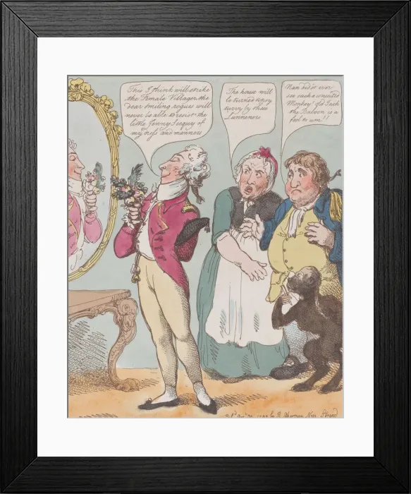 Framed Print : Footman, August 30, 1799. August 30, 1799. Creator: Thomas Rowlandson Framed Print : Footman, August 30, 1799. August 30, 1799. Creator: Thomas Rowlandson