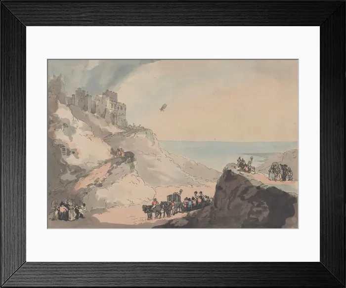 Framed Print : Departure of Blanchard and Jeffries Balloon from Dover, January 7, 1785, January Framed Print : Departure of Blanchard and Jeffries Balloon from Dover, January 7, 1785, January