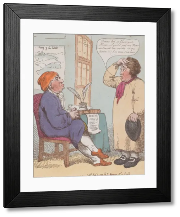 Framed Print : Steward, September 10, 1799. September 10, 1799. Creator: Thomas Rowlandson Framed Print : Steward, September 10, 1799. September 10, 1799. Creator: Thomas Rowlandson