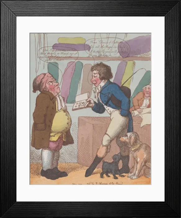Framed Print : London Outrider, or Brother Saddlebag, September 10, 1799. September 10, 1799 Framed Print : London Outrider, or Brother Saddlebag, September 10, 1799. September 10, 1799