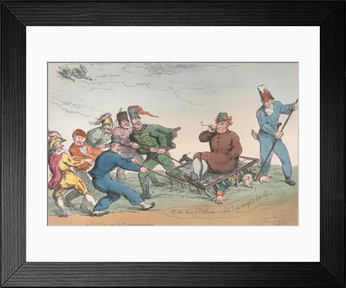 Framed Print : A Corsican Toad Under a Harrow, November 27, 1813. November 27, 1813 Framed Print : A Corsican Toad Under a Harrow, November 27, 1813. November 27, 1813