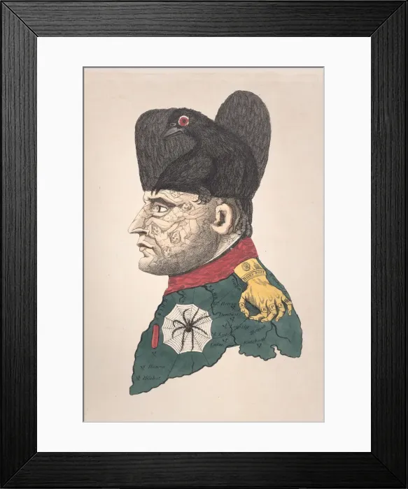 Framed Print : Napoleon, March 1814?. March 1814?. Creator: Thomas Rowlandson Framed Print : Napoleon, March 1814?. March 1814?. Creator: Thomas Rowlandson