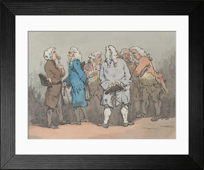 Framed Print : The Consultation, September 1785. September 1785. Creator: Samuel Alken Framed Print : The Consultation, September 1785. September 1785. Creator: Samuel Alken