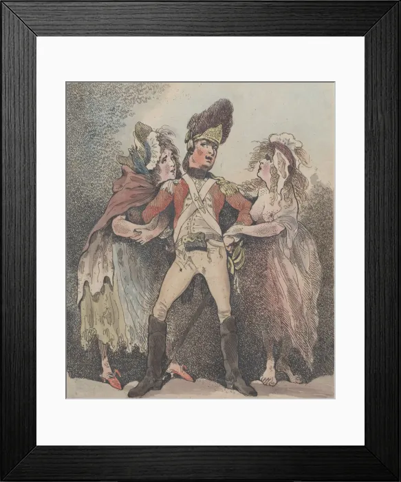 Framed Print : How Happy Could I Be With Either, Were t Other Dear Charmer Away, [1784]. [1784]