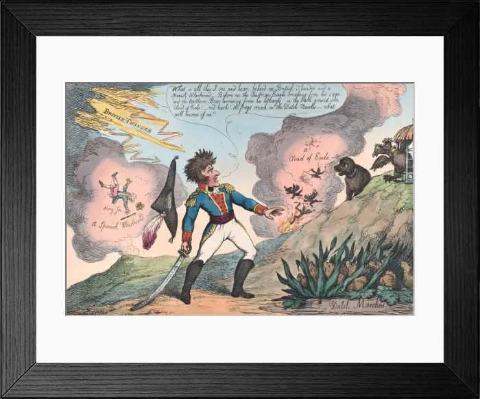 Framed Print : Horrid Visions of Nappy Napp d at Last, August 23, 1808. August 23, 1808 Framed Print : Horrid Visions of Nappy Napp d at Last, August 23, 1808. August 23, 1808
