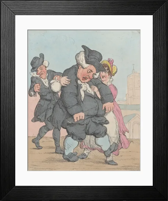 Framed Print : Vicar and Moses, 1815. 1815. Creator: Unknown Framed Print : Vicar and Moses, 1815. 1815. Creator: Unknown
