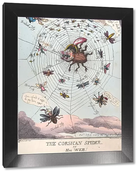 The Corsican Spider in His Web!, July 12, 1808. July 12, 1808