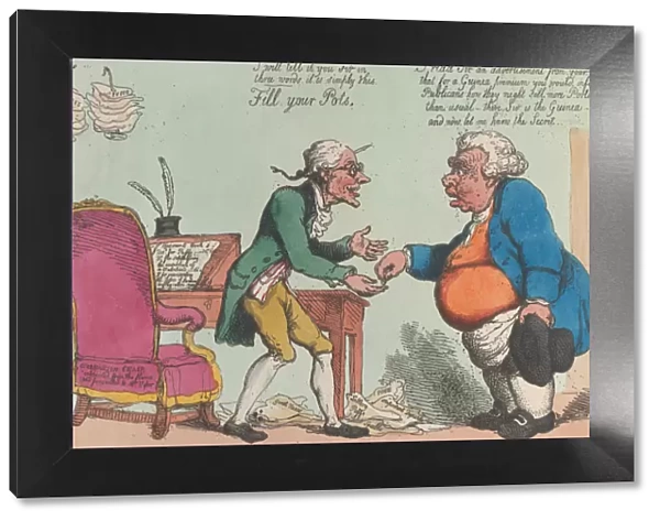 Advice to a Publican, or a Secret Worth Knowing, 1810. 1810. Creator: Thomas Rowlandson