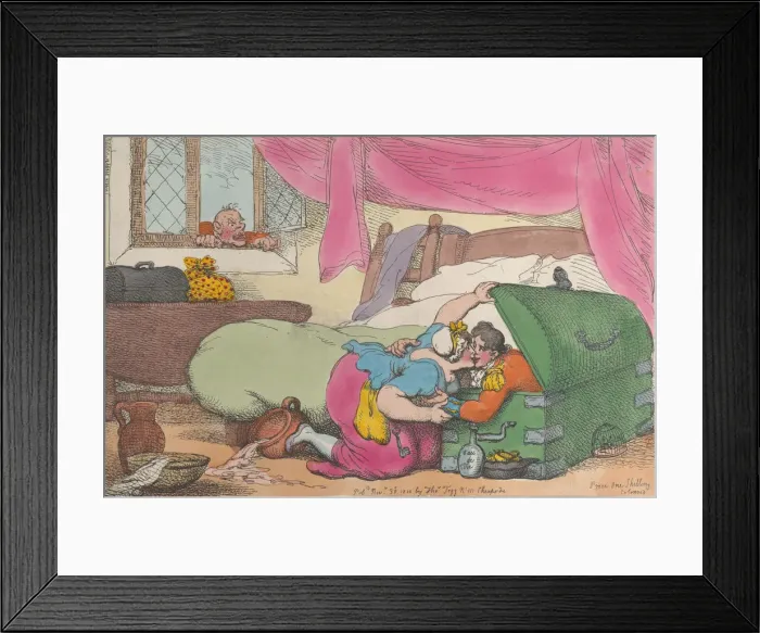 Framed Print : After Sweet Meat Comes Sour Sauce, or Corporal Casey Got into the Wrong Box Framed Print : After Sweet Meat Comes Sour Sauce, or Corporal Casey Got into the Wrong Box