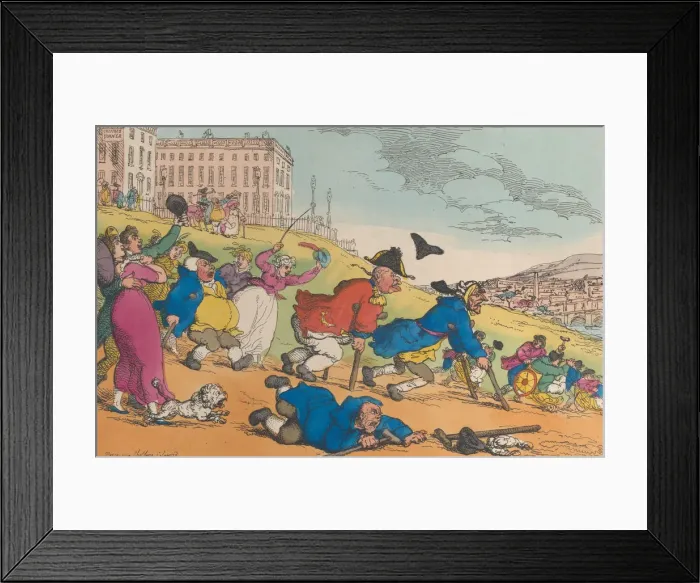 Framed Print : Bath Races, November 20, 1810. November 20, 1810. Creator: Thomas Rowlandson Framed Print : Bath Races, November 20, 1810. November 20, 1810. Creator: Thomas Rowlandson