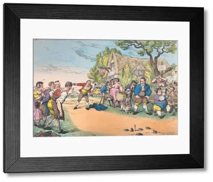 Framed Print : Rural Sports or Game at Quoits, October 30, 1811. October 30, 1811 Framed Print : Rural Sports or Game at Quoits, October 30, 1811. October 30, 1811